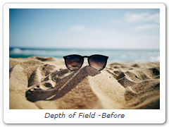 Depth of Field -Before