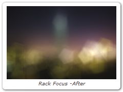 Rack Focus -After